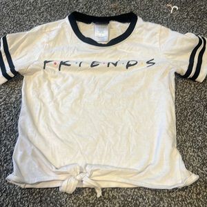 cropped friends t-shirt